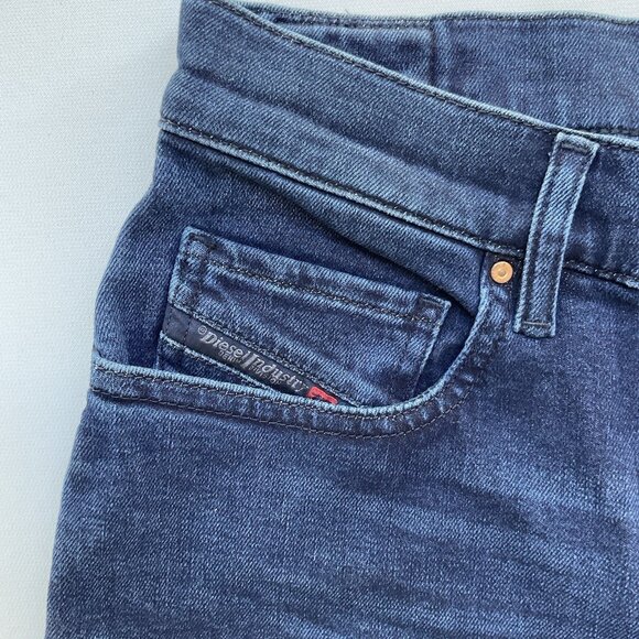 $198 Diesel Women’s Widee Regular Straight Jeans High Waist 084ZC Size 29 - Picture 5 of 12